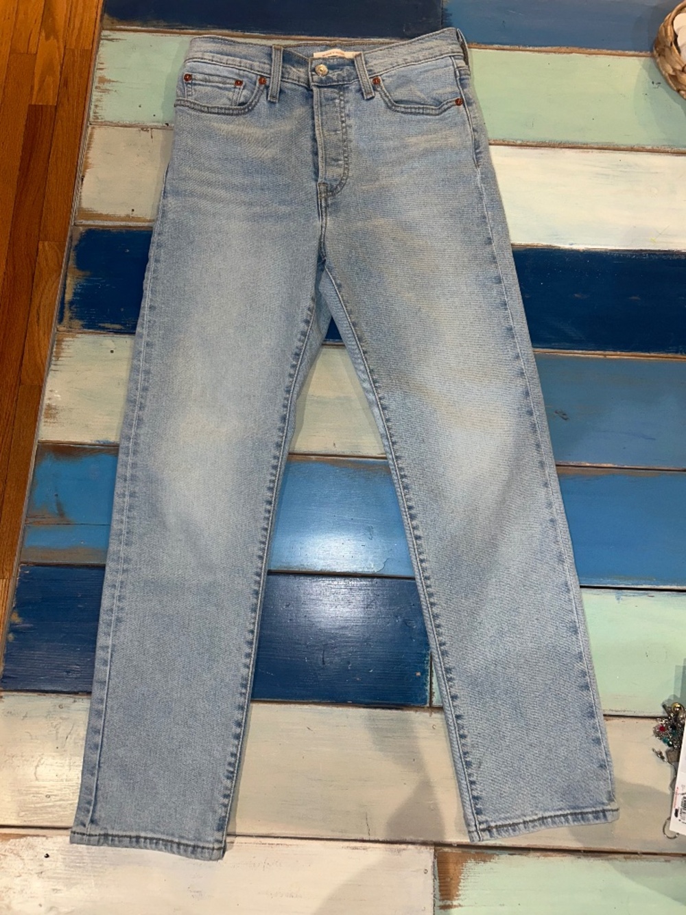 Levi's 501 Wedgie Straight Button Fly Jeans